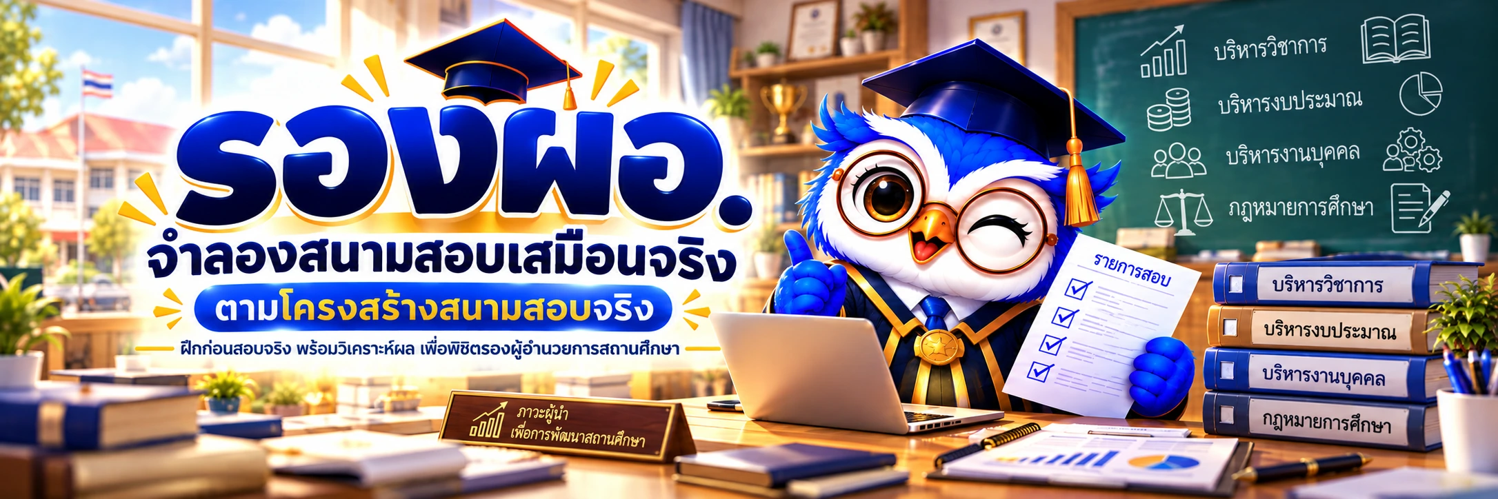 ภาพปกสนามสอบ รองผู้อำนวยการสถานศึกษา สพฐ.